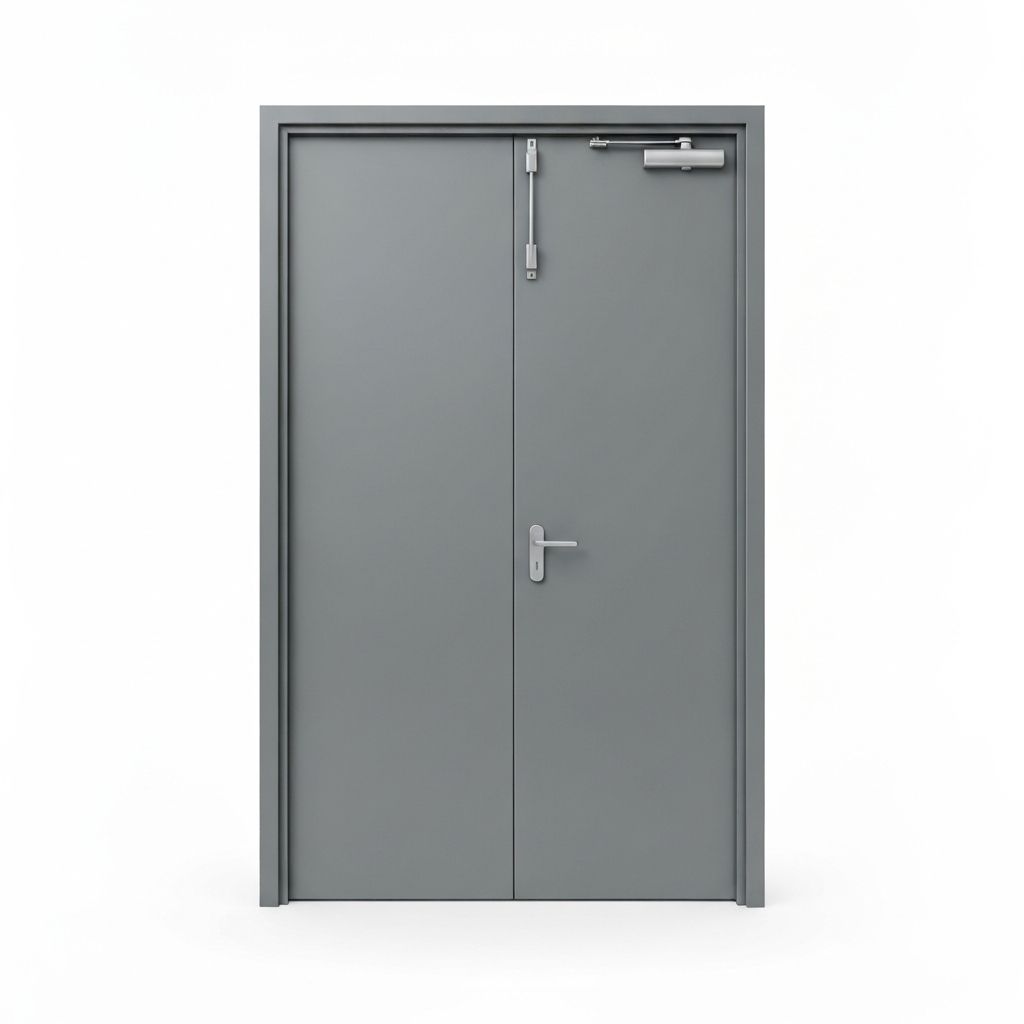Steel Class A Fire Door (Double) thumbnail 2